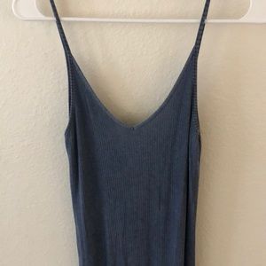 Blue Bodycon mid length dress